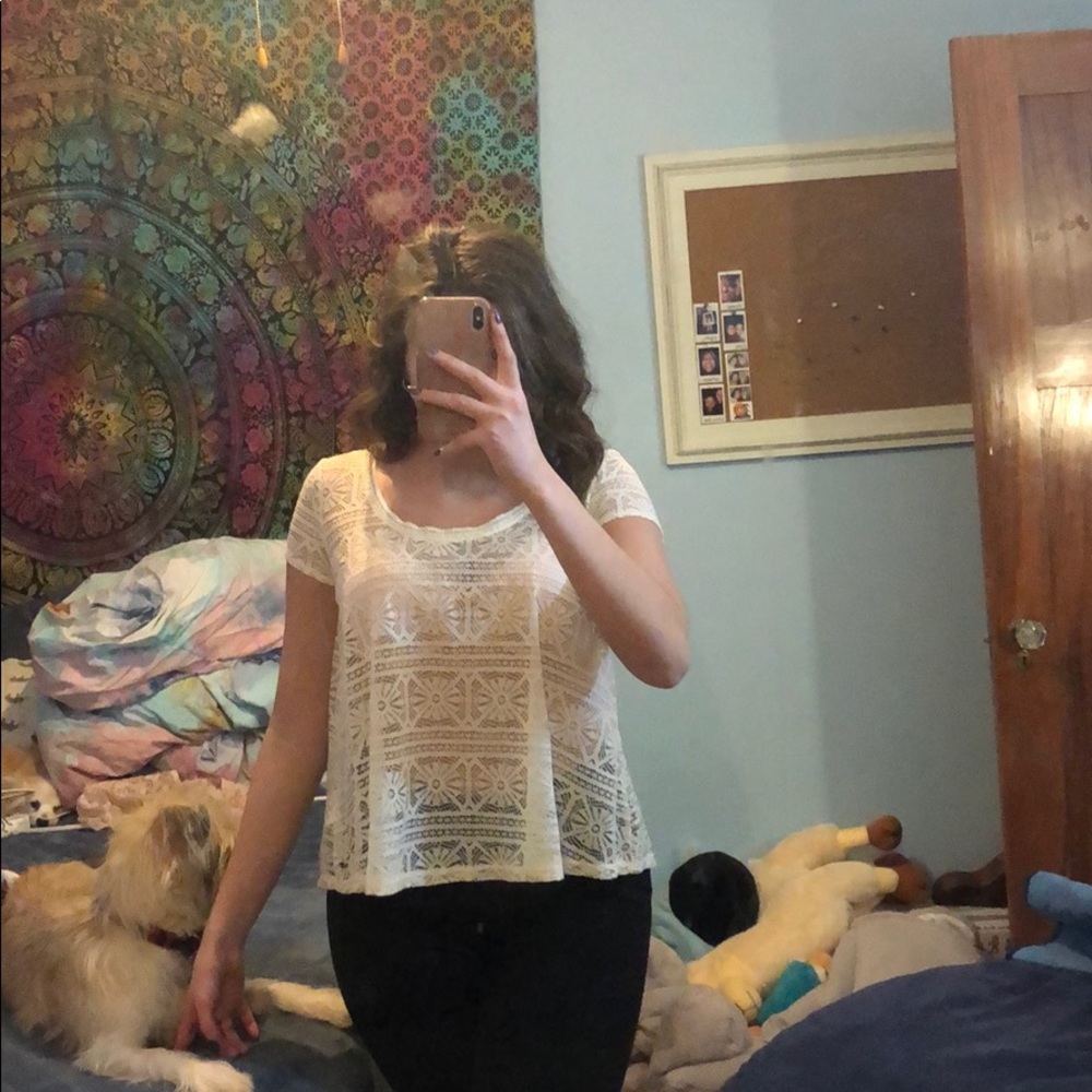 Mesh crop top